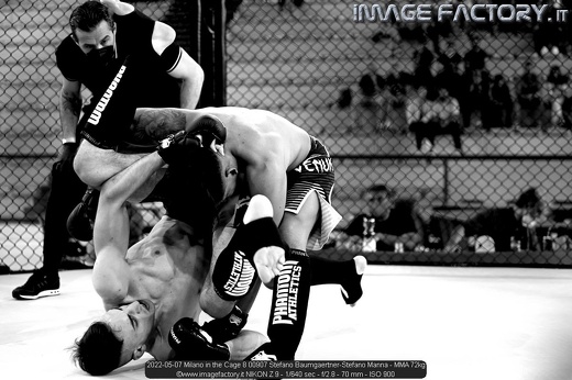 2022-05-07 Milano in the Cage 8 00907 Stefano Baumgaertner-Stefano Manna - MMA 72kg